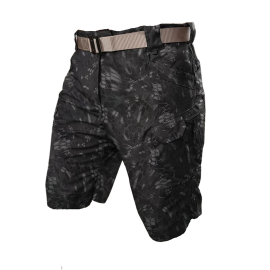 Herre Cargo Shorts for Utendørsbruk Med Justerbar Linning 1