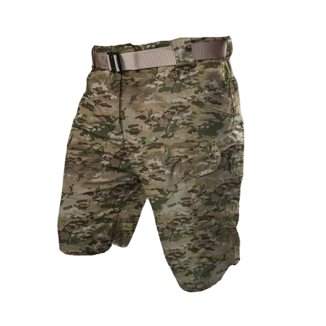Herre Cargo Shorts for Utendørsbruk Med Justerbar Linning 3