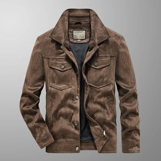 Herre Cargojakke Vintage Stil Uformell 4