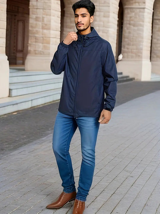Herre Casual Vanntett Lett Vindjakke 3