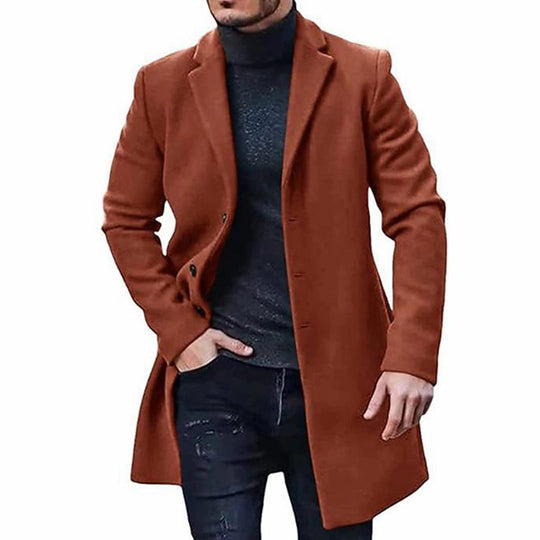 Herre Casual Vinterjakke Stilig Design 4
