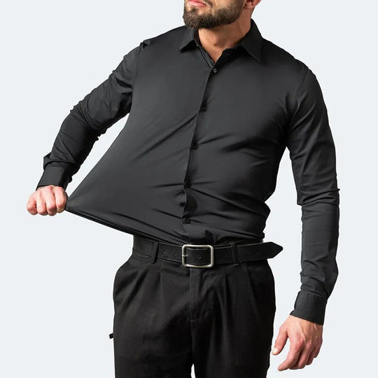 Herre Chemise Business Elastisk 1