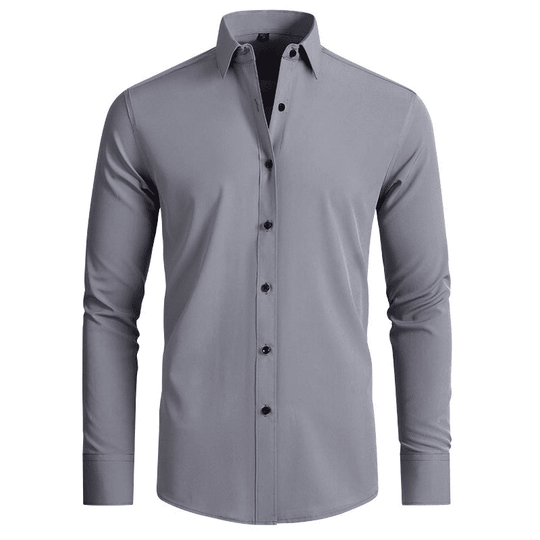 Herre Chemise Moderne Stretch Stoff 10