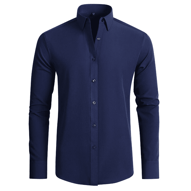 Herre Chemise Moderne Stretch Stoff 6