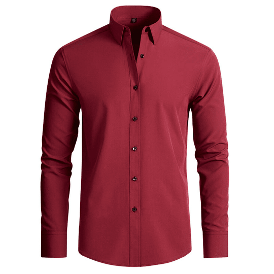Herre Chemise Moderne Stretch Stoff 9