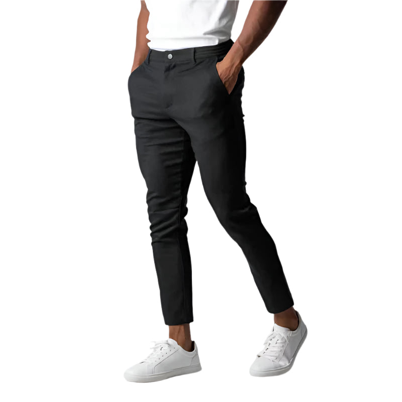 Herre Chinos med Stretch og Moderne Design 0