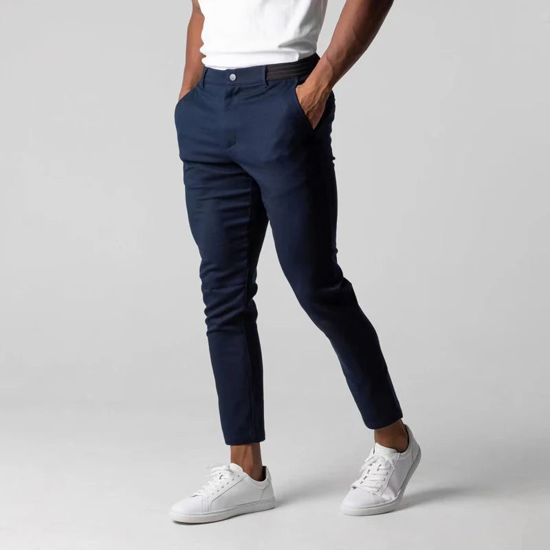 Herre Chinos med Stretch og Moderne Design 1