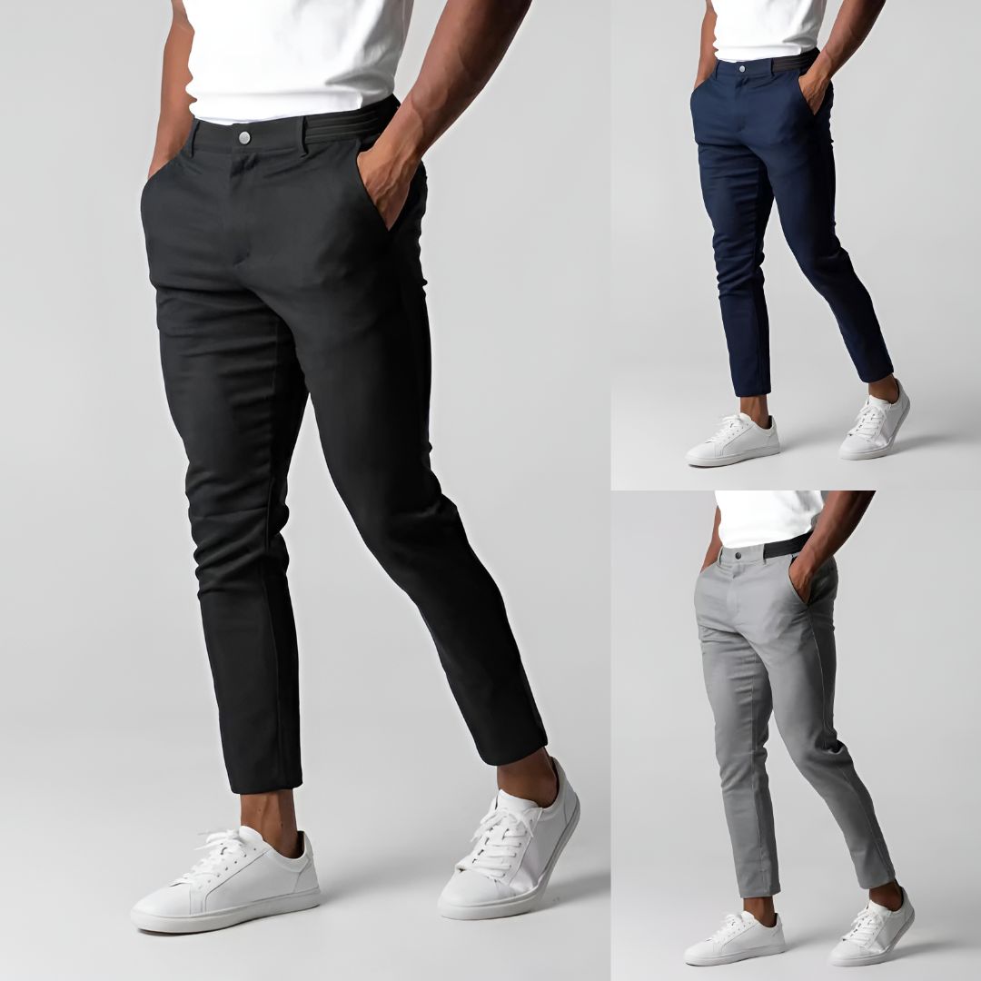 Herre Chinos med Stretch og Moderne Design 7