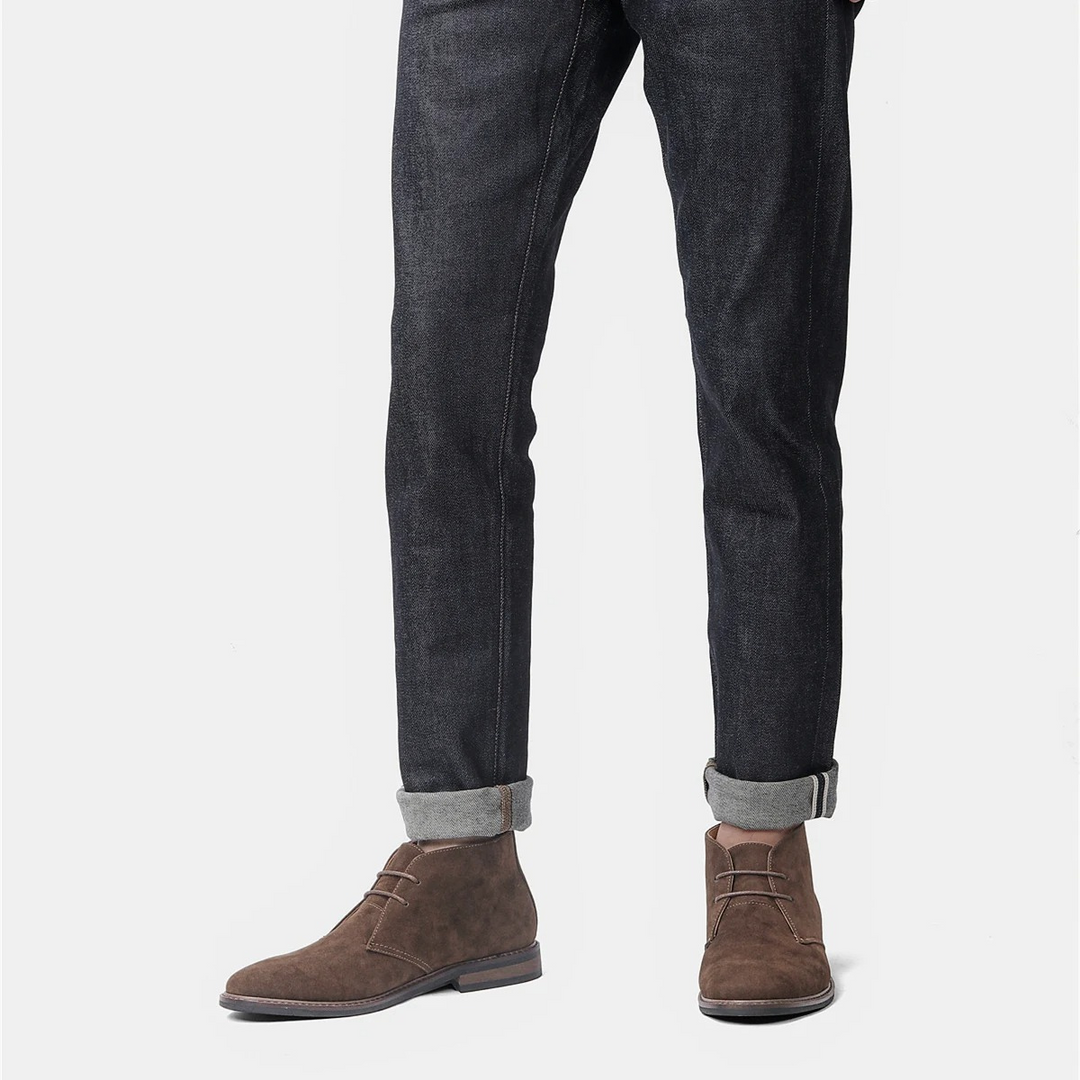 Herre Chukka Støvler i Mocka Minimalistisk Design 3