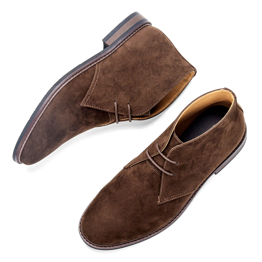Herre Chukka Støvler i Mocka Minimalistisk Design 7