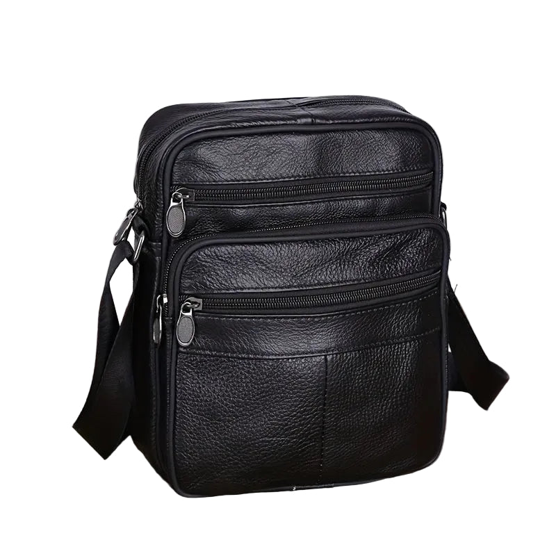 Herre Crossbody Veske Skinn 0