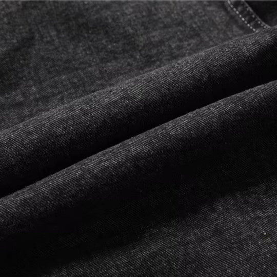 Herre Denimjakke Fleecefôret 6