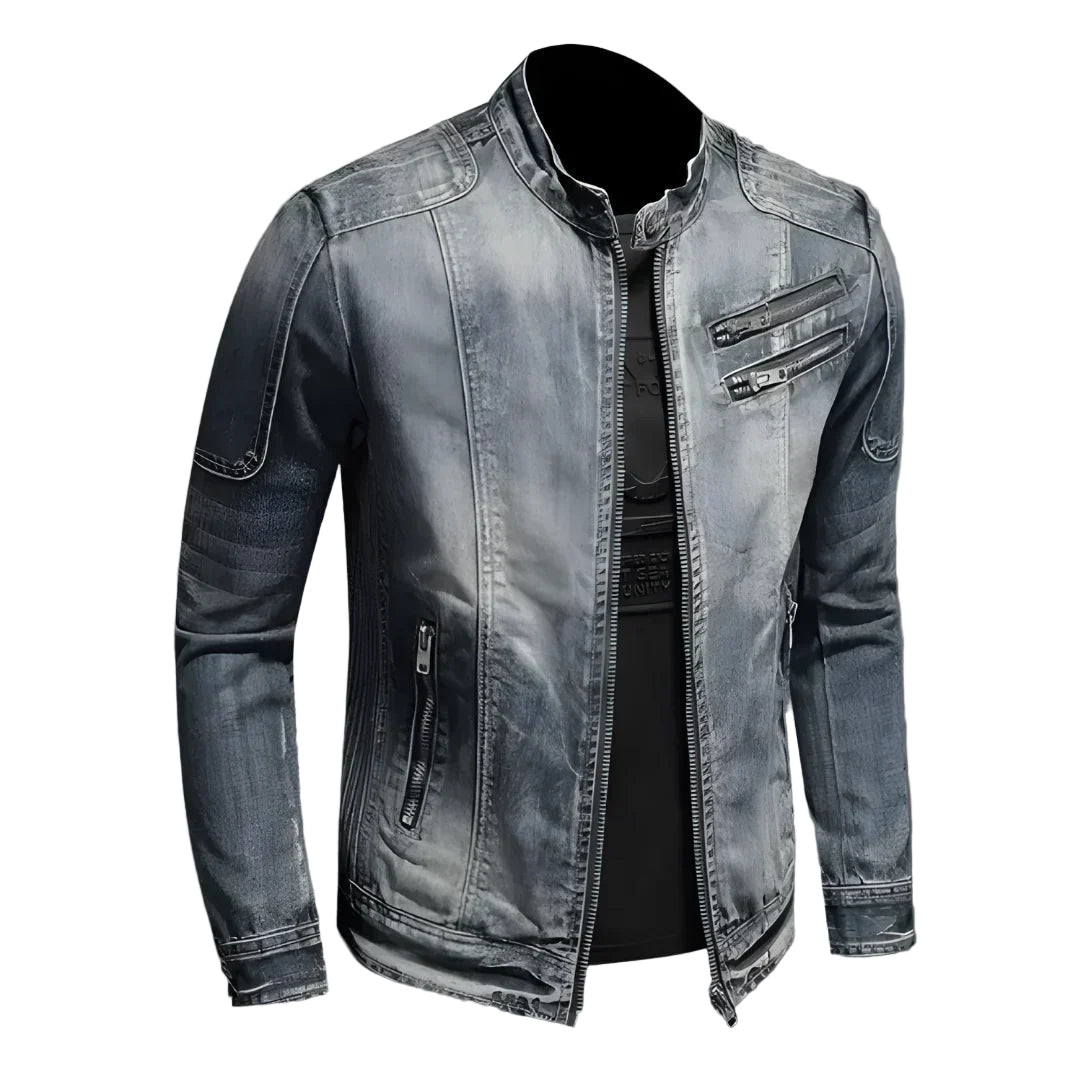 Herre Denimjakke for Vinterbruk 0