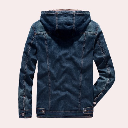 Herre Denimjakke i Klasisk Stil 2
