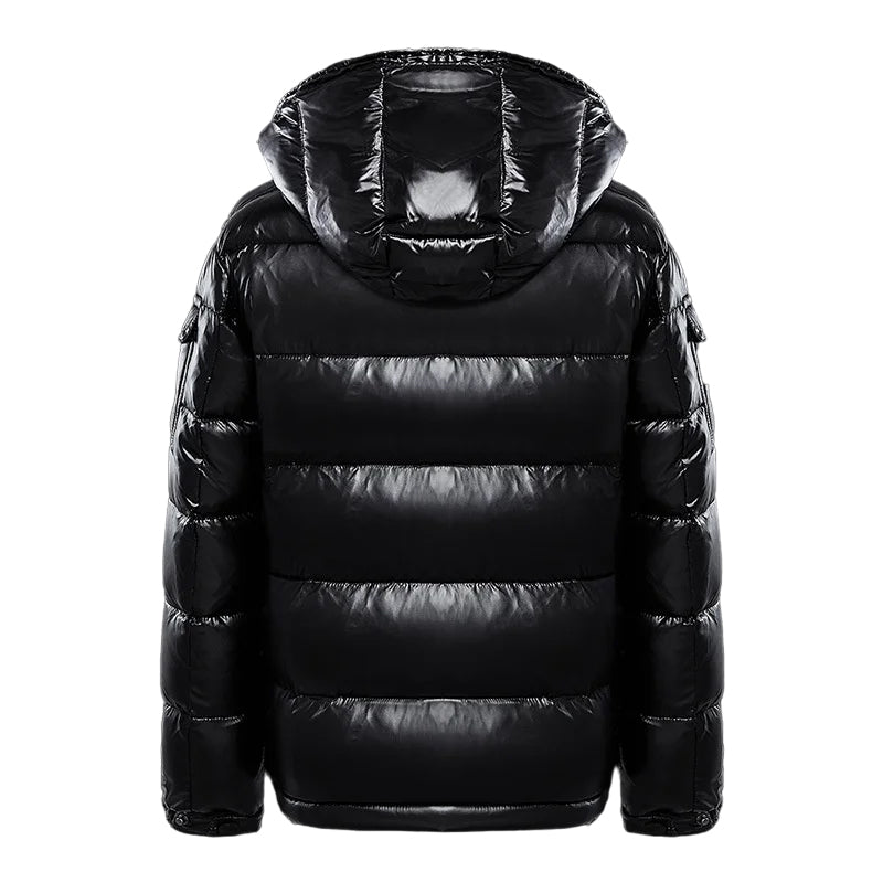 Herre Down Jacket Med Justerbar Hette 1