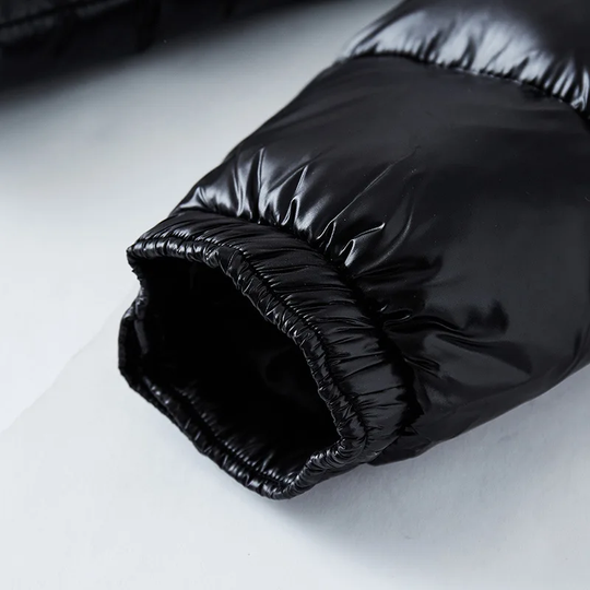 Herre Down Jacket Med Justerbar Hette 3