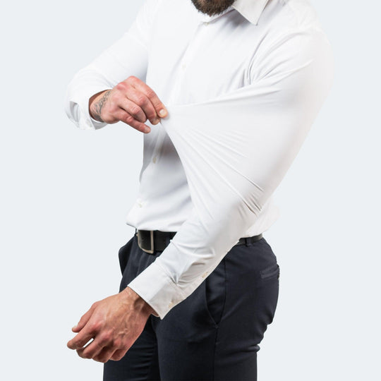 Herre Dresskjorte med Stretch og Uten Stryking 3