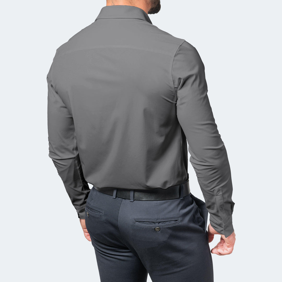 Herre Dresskjorte med Stretch og Uten Stryking 5
