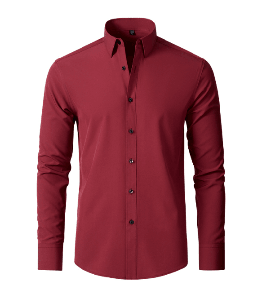 Herre Dresskjorte med Stretch og Uten Stryking 6