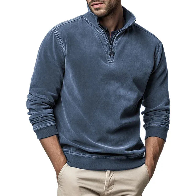 Herre Fleecegenser Vintage Stil 1