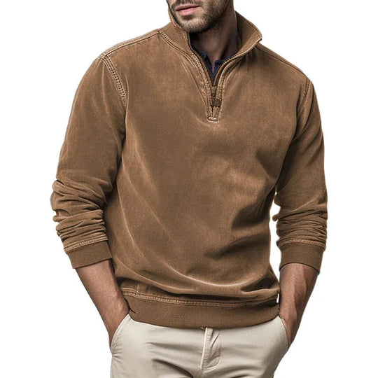 Herre Fleecegenser Vintage Stil 2