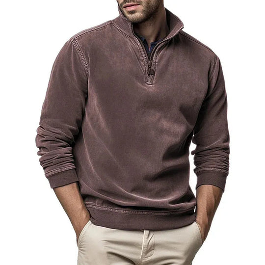 Herre Fleecegenser Vintage Stil 3