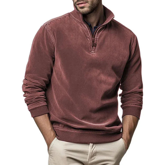 Herre Fleecegenser Vintage Stil 6