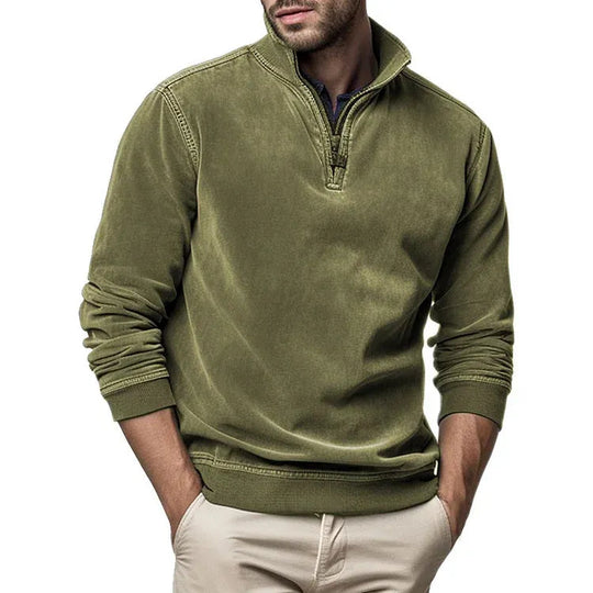 Herre Fleecegenser Vintage Stil 7