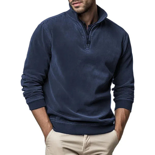 Herre Fleecegenser Vintage Stil 8