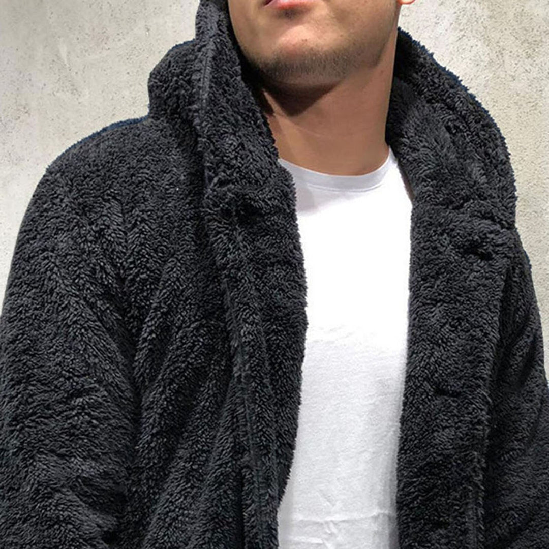 Herre Fleecejakke Casual 4