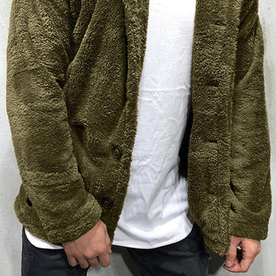 Herre Fleecejakke Casual 8
