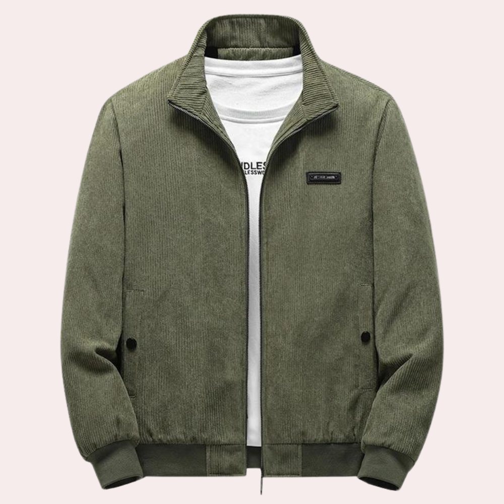 Herre Fløyelsjakke Retro Stil 1