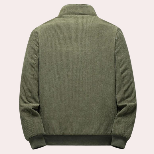 Herre Fløyelsjakke Retro Stil 2