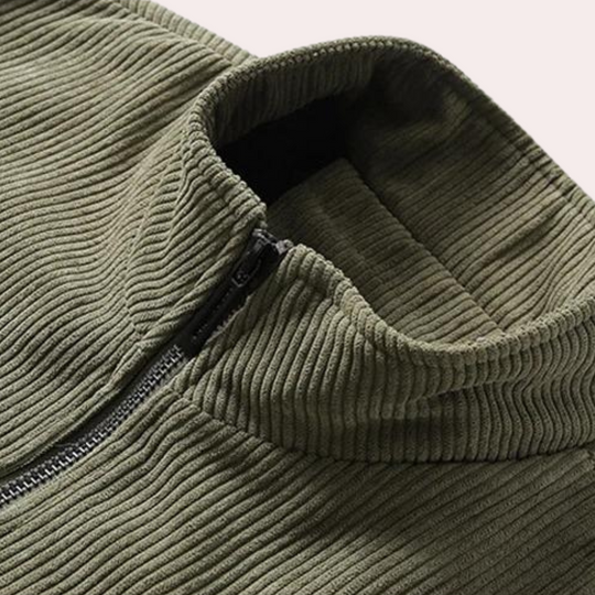 Herre Fløyelsjakke Retro Stil 3