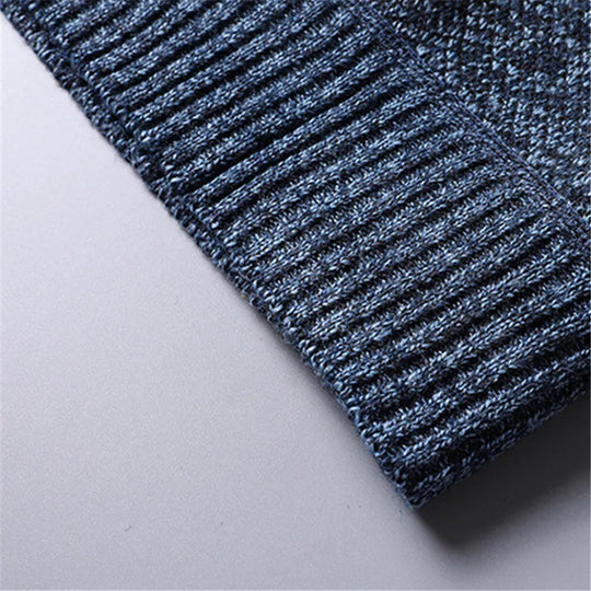 Herre Genser Half Zip Høy Nakke med Glidelås 6