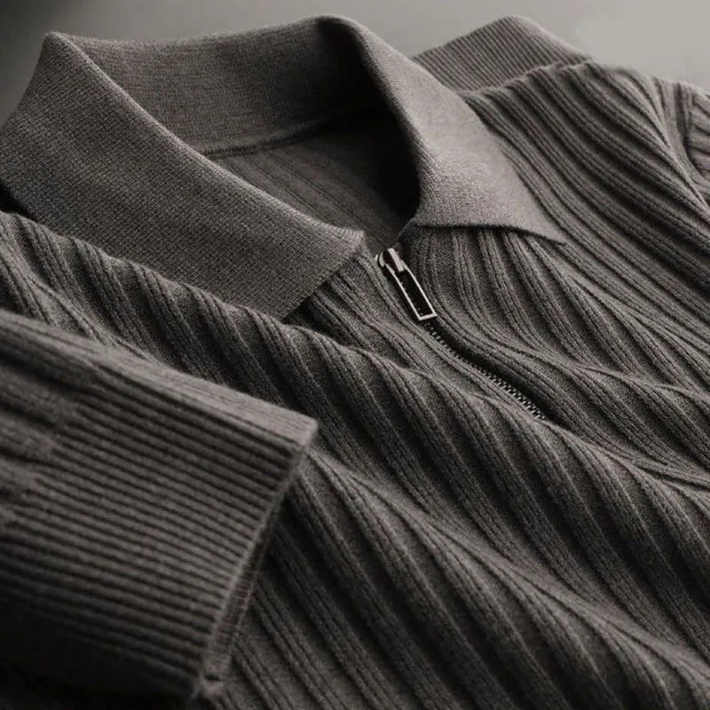 Herre Genser Half Zip Med Polokrage - Stilig og Allsidig 6