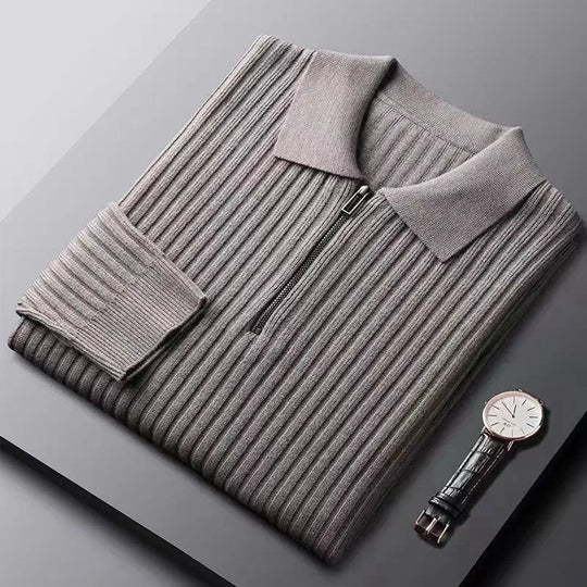 Herre Genser Half Zip Med Polokrage - Stilig og Allsidig 7