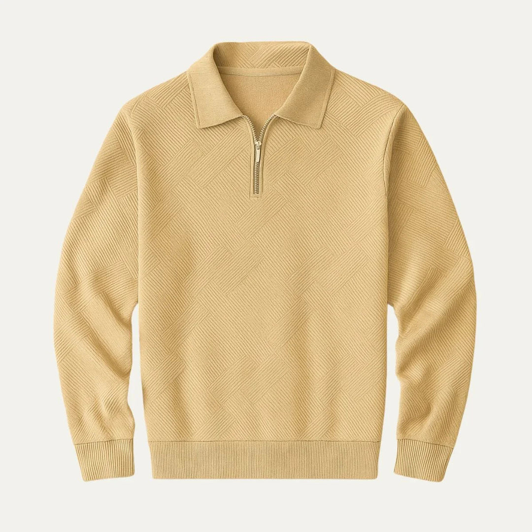 Herre Genser Half Zip Stilig Modern Casual 1