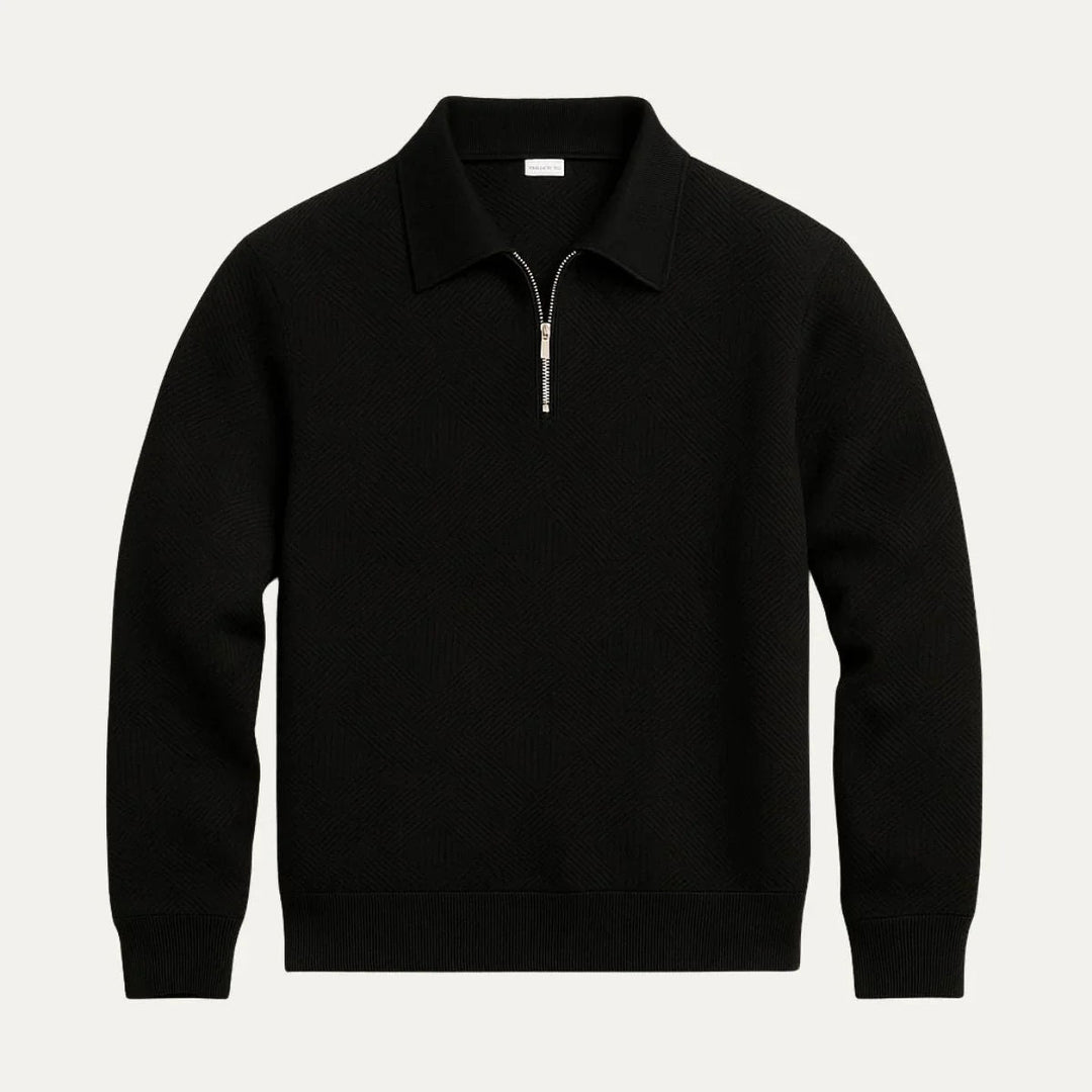 Herre Genser Half Zip Stilig Modern Casual 2