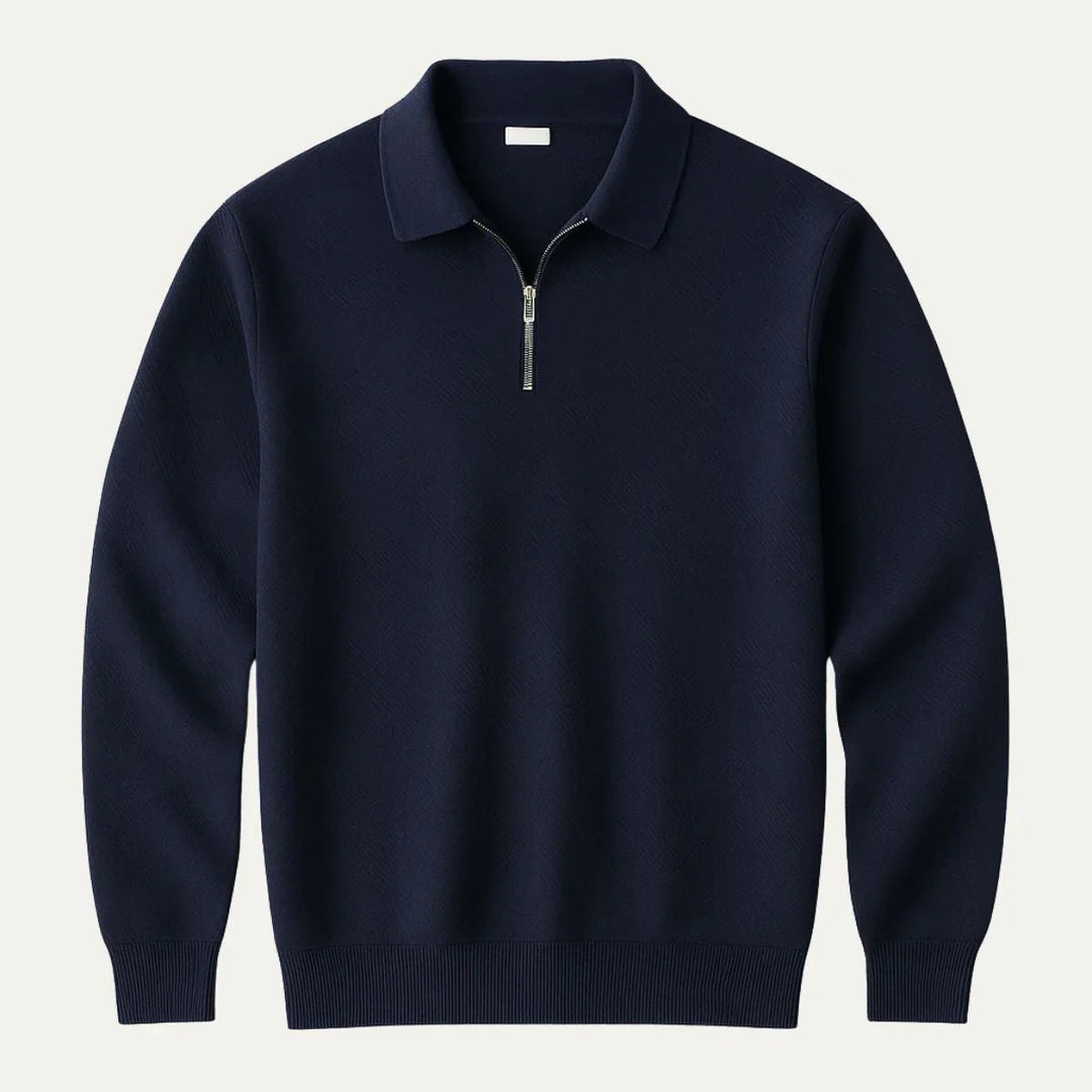 Herre Genser Half Zip Stilig Modern Casual 3