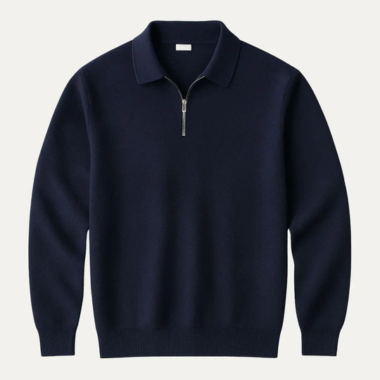 Herre Genser Half Zip Stilig Modern Casual 3