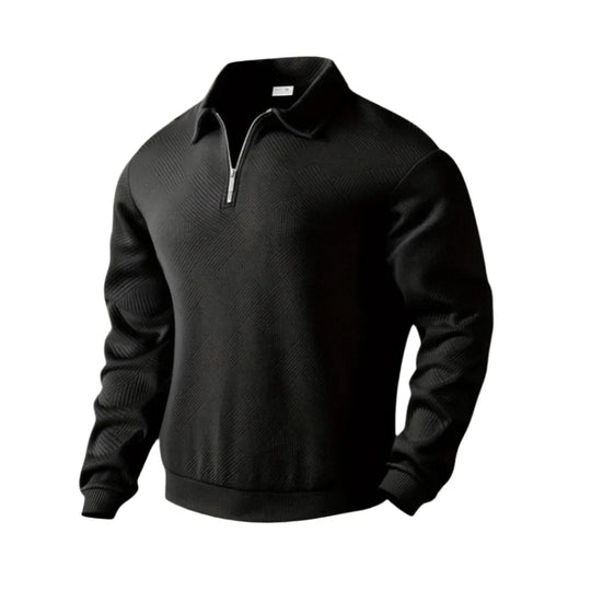 Herre Genser Half Zip Stilig Modern Casual 7