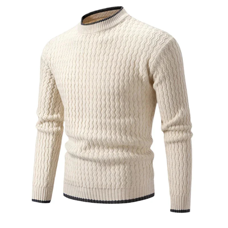 Herre Genser Rund Hals Klassisk Stil 0