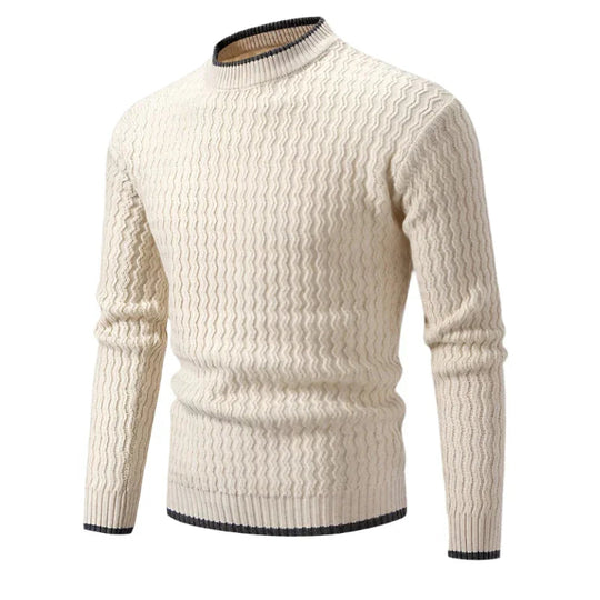 Herre Genser Rund Hals Klassisk Stil 0