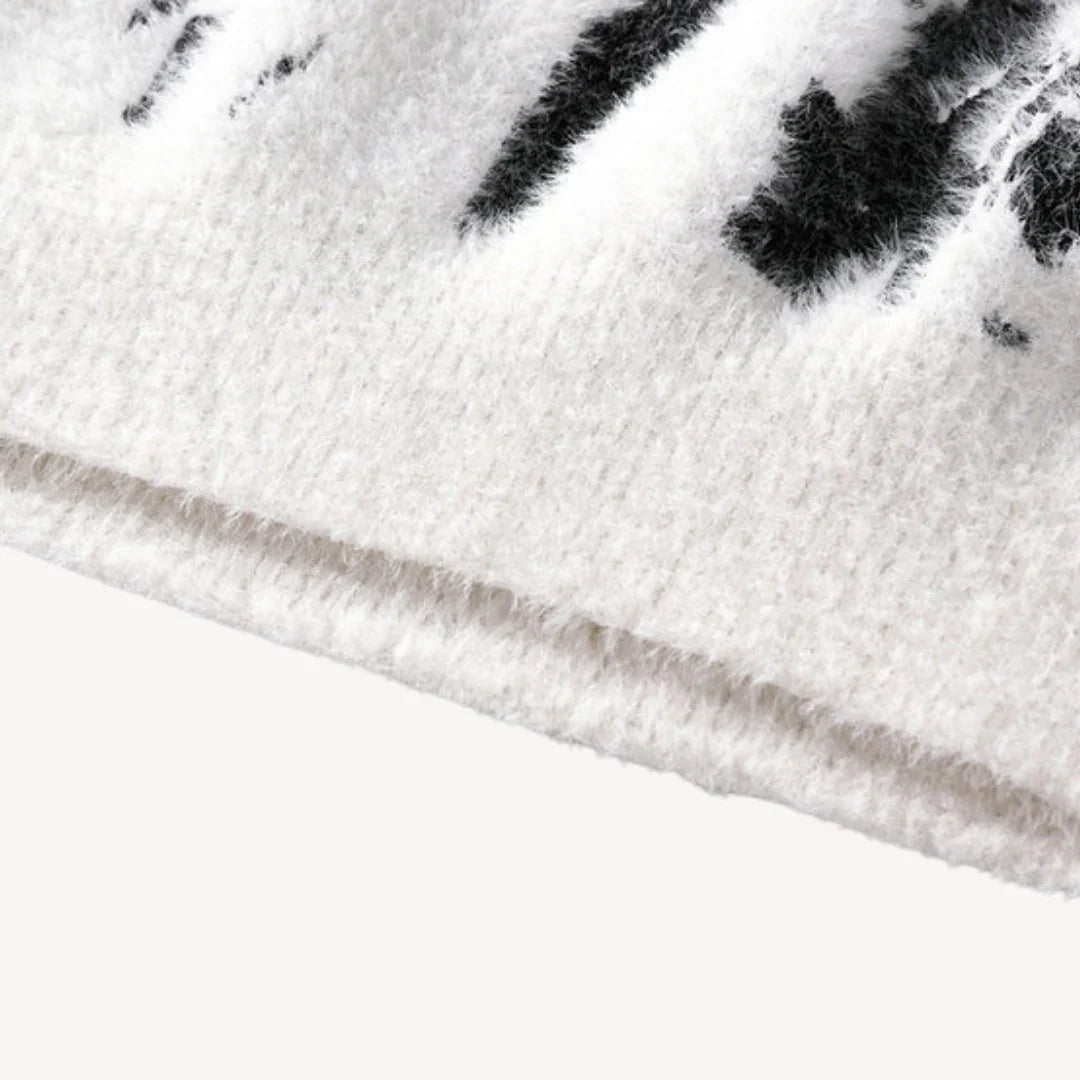 Herre Genser med Kumønster Uformell Stil 6