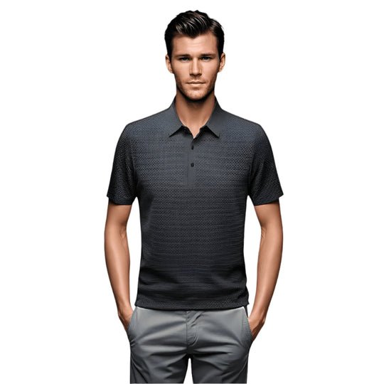 Herre Golfskjorte Kortermet Mesh Nylon Spandex 0