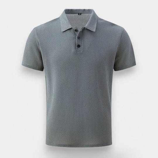 Herre Golfskjorte Kortermet Mesh Nylon Spandex 1