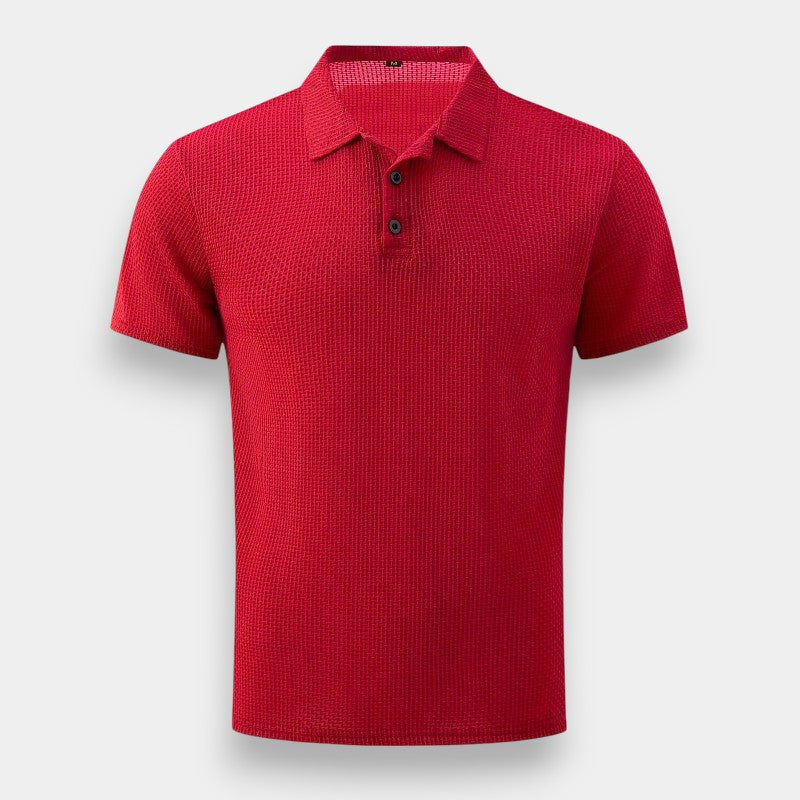 Herre Golfskjorte Kortermet Mesh Nylon Spandex 2