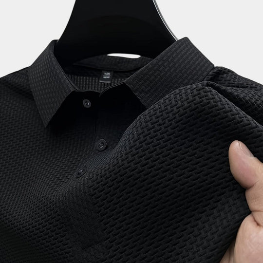 Herre Golfskjorte Kortermet Mesh Nylon Spandex 3