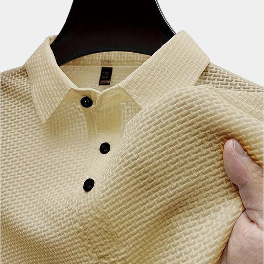 Herre Golfskjorte Kortermet Mesh Nylon Spandex 5
